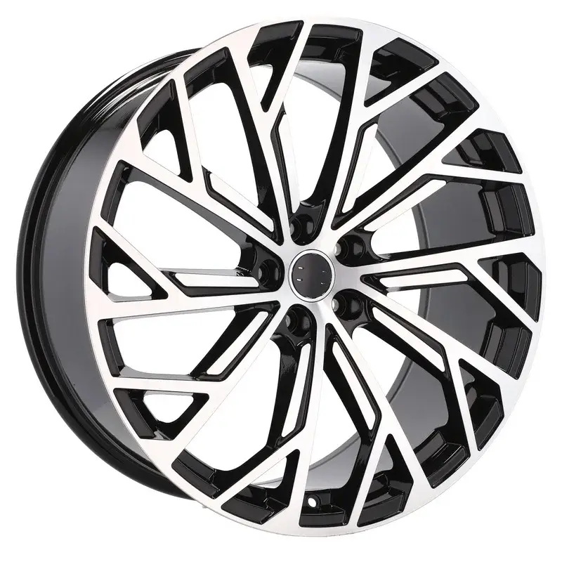 Expédition Rapide 4 jantes 9.0 21 5x112 design Audi Fluotournage Noir Brillant