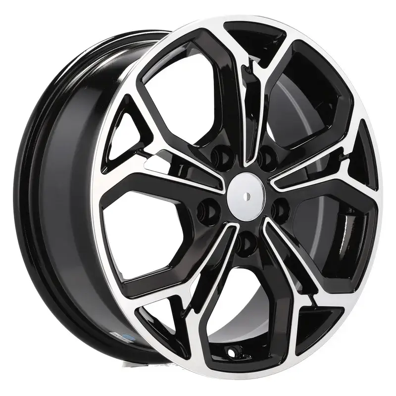 4 jantes 6.5 16 5x114.3 design Kia Fluotournage Noir Brillant Commander Maintenant