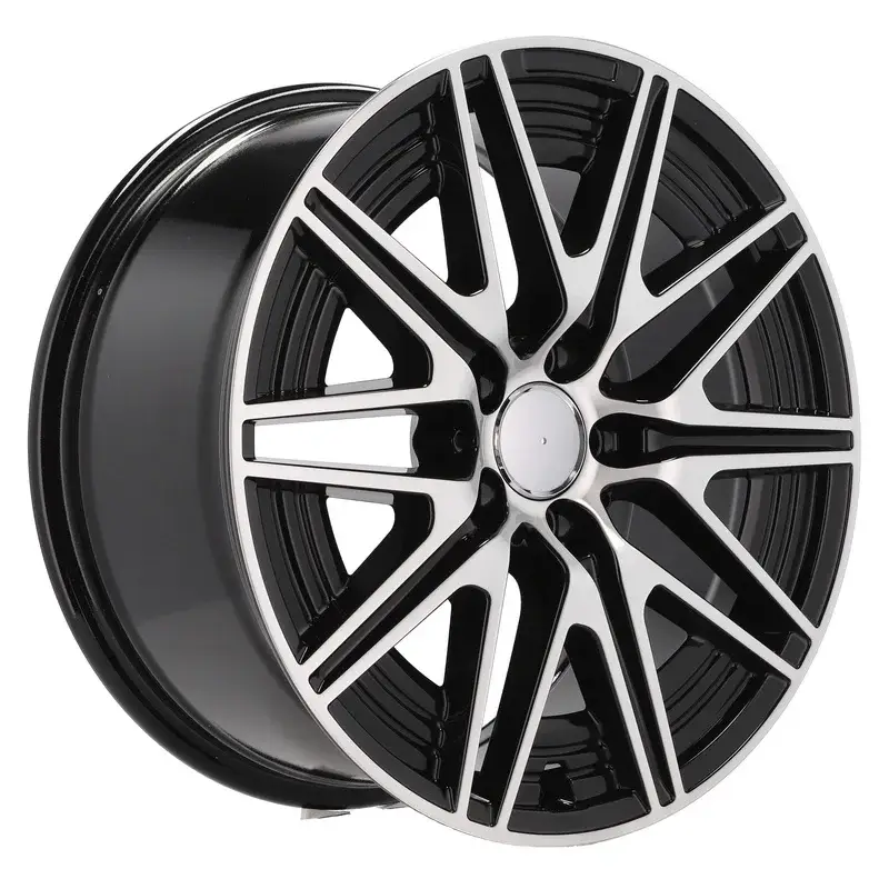 4 jantes 7.5 19 5x112 design Mercedes Noir Brillant Populaire