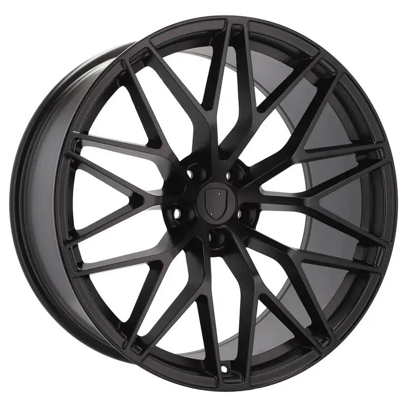4 jantes 9.0 20 5x130 design Porsche Fluotournage Noir Mat Expédié Aujourd’hui