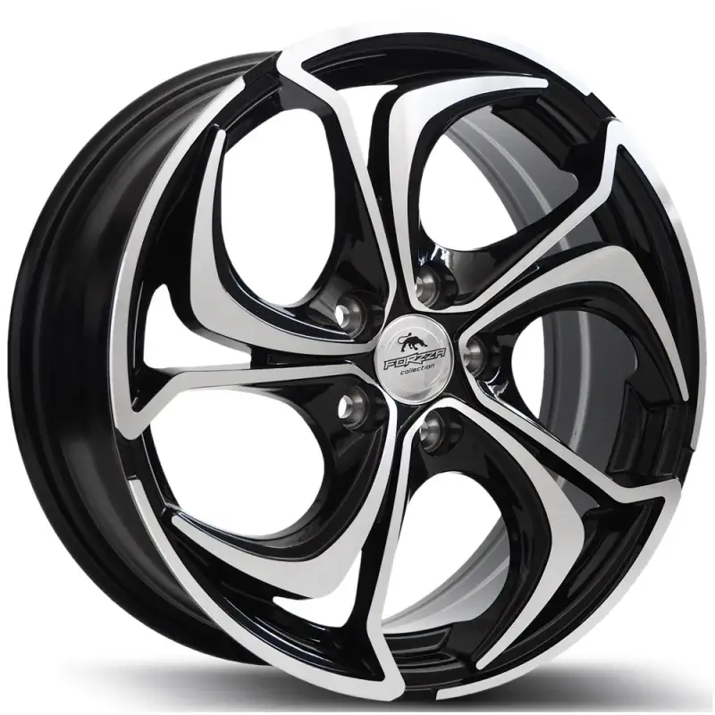 2 jantes Ratlankis Forzza Aktia 5,5X14 4X100 ET40 73,1 BFM Livraison Gratuite