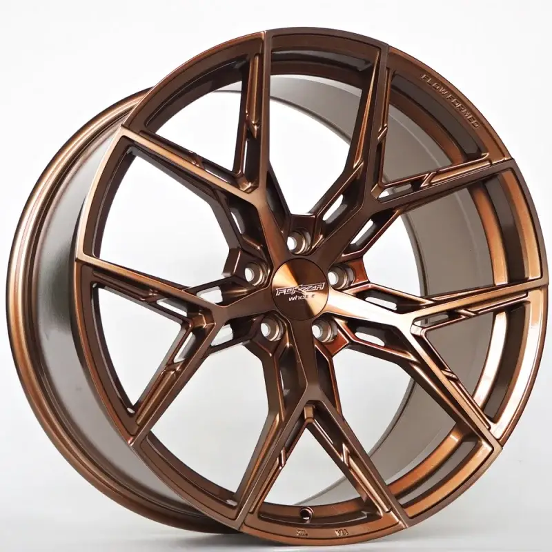 2 jantes Ratlankis Forzza Gravity 10,5X21 5X112 ET40 66,56 Bronze Brushed + Bronze Clear Coat Acheter Direct