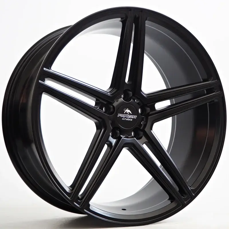 Meilleure Vente 2 jantes Ratlankis Forzza Bosan 9X20 5X114,3 ET35 73,1 Satin Black