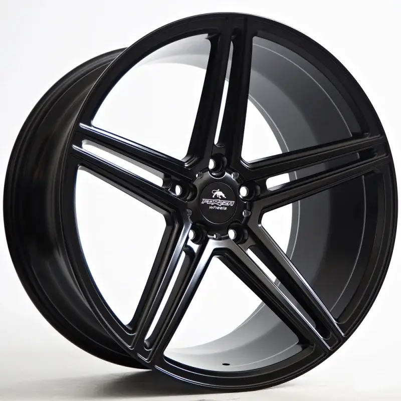 2 jantes Ratlankis Forzza Bosan 9,5X19 5X120 ET37 72,6 Satin Black Dernière Chance