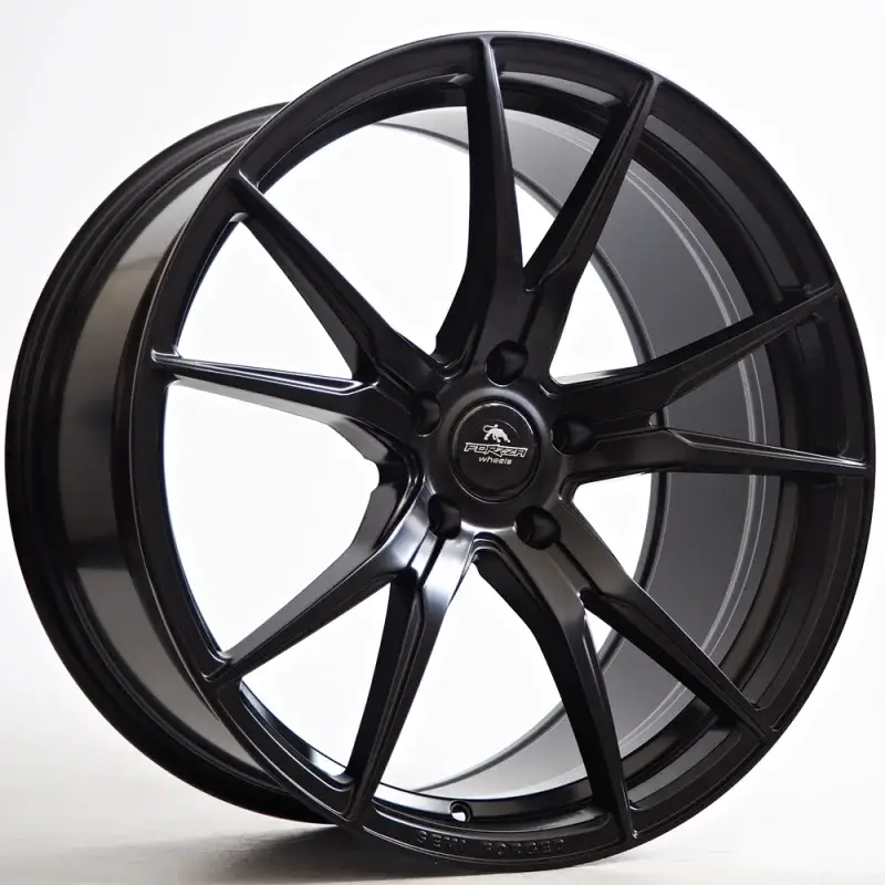 2 jantes Ratlankis Forzza Ultra 9X20 5X120 ET32 72,56 Satin Black Produit De Marque