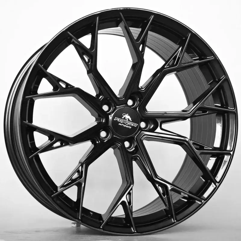 Promotion Saisonnière 2 jantes Ratlankis Forzza Titan 9X20 5X112 ET25 66,45 Black Magic