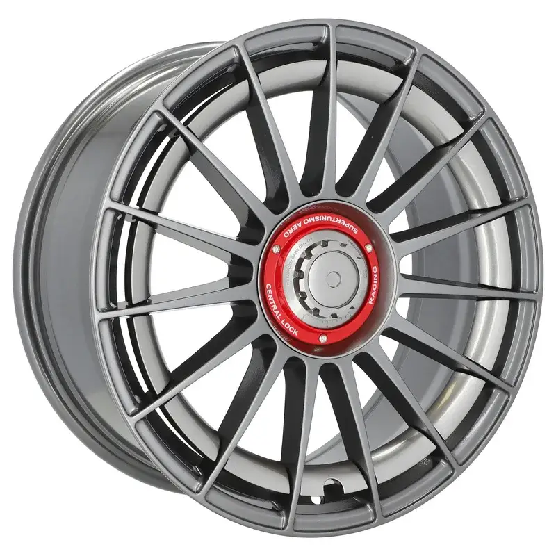 4 jantes 8.5 19 5x112 Fluotournage Gris Brillant Acheter Direct