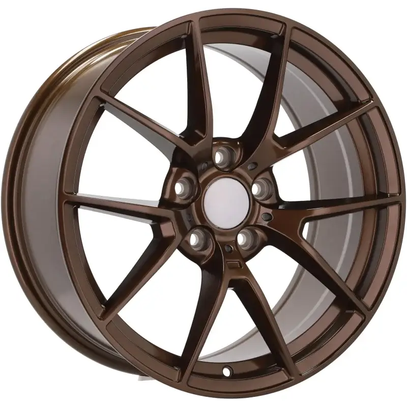 4 jantes 8.5 19 5x120 design BMW Fluotournage Brun Brillant Populaire