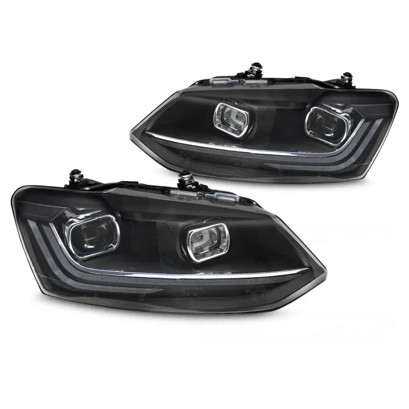 Vente Flash Feux de jour LED Séquentiels Argent pour VW Polo 6R 09-17