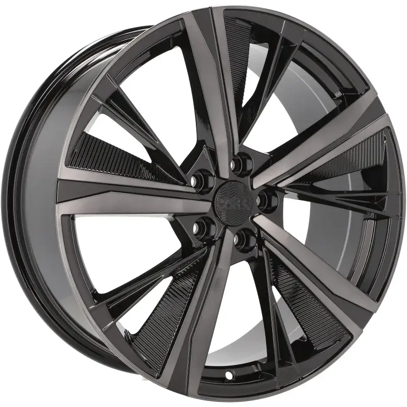 4 jantes 8.0 19 5x108 design Peugeot Odlew niskociśnieniowy Noir Brillant Haute Qualité