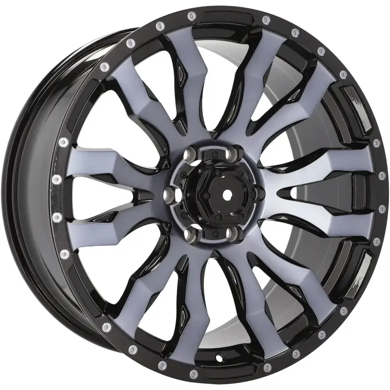 4 jantes 8.5 18 6x139.7 Odlew niskociśnieniowy Noir Brillant Achat Immédiat