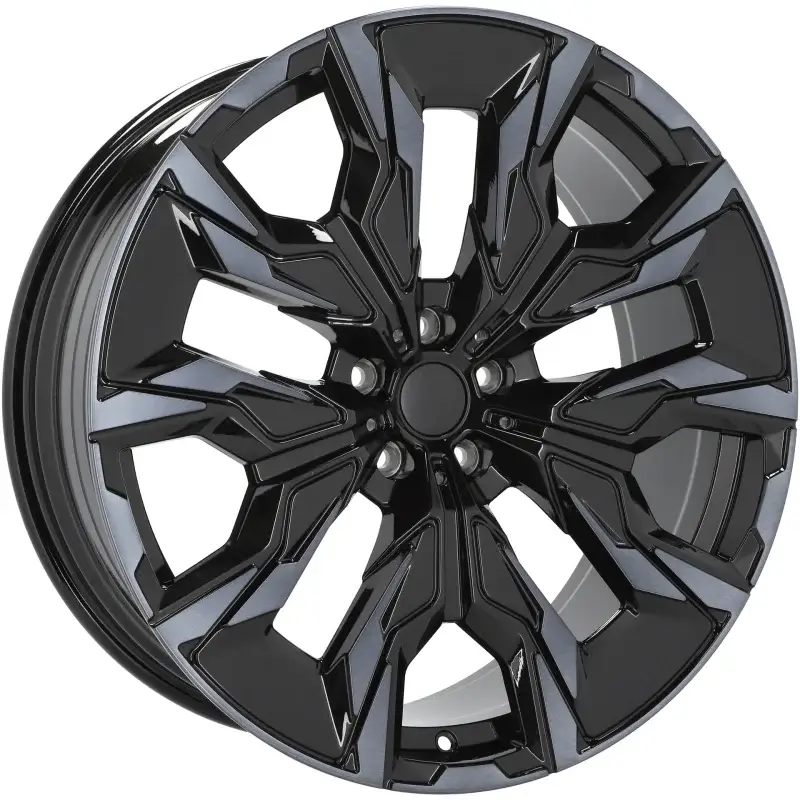 4 jantes 8.5 21 5x112 design BMW Fluotournage Noir Brillant Achat Immédiat