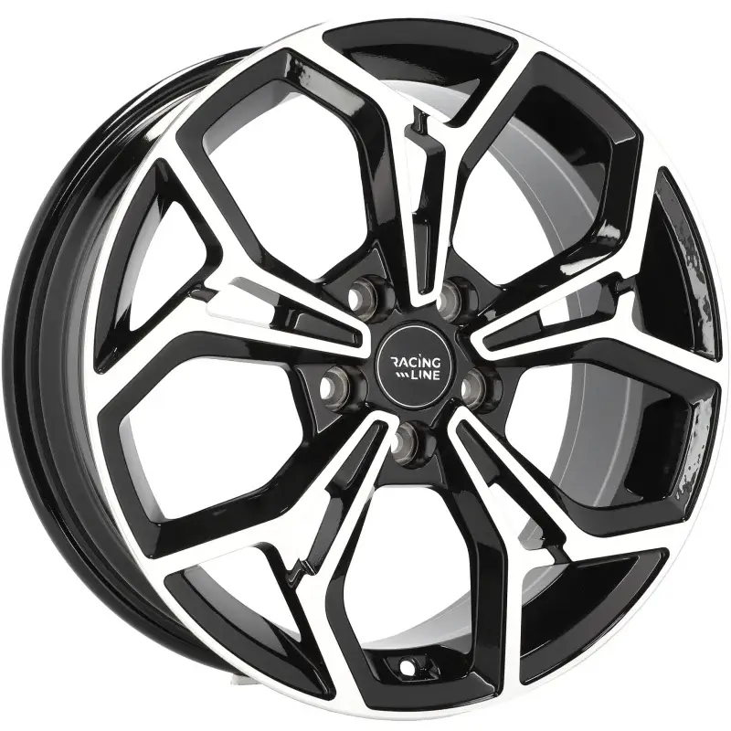 4 jantes 7.0 17 5x108 Fluotournage Noir Brillant Meilleur Prix