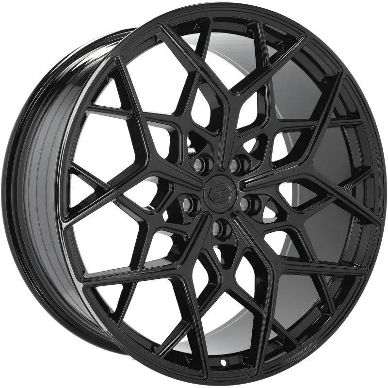 4 jantes 10.0 22 5x120 design Land Rover Fluotournage Noir Mat Achat Immédiat