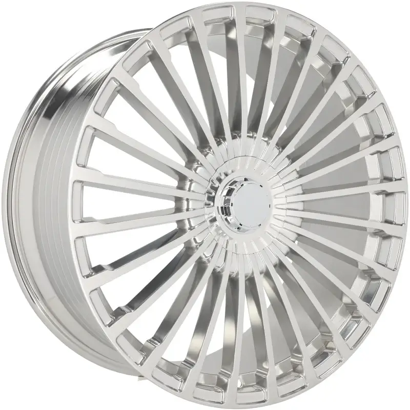 Top Vente 4 jantes 10.0 23 5x112 design Mercedes Forgé Argent Brillant