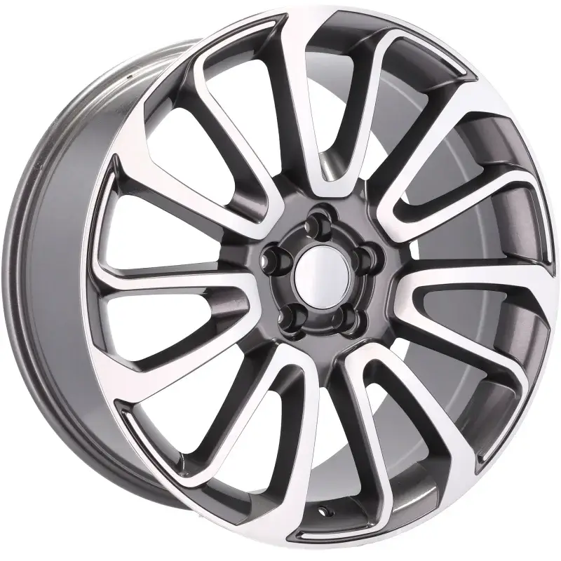 Expédition Rapide 4 jantes 10.0 23 5x120 design Land Rover Fluotournage Gris Brillant