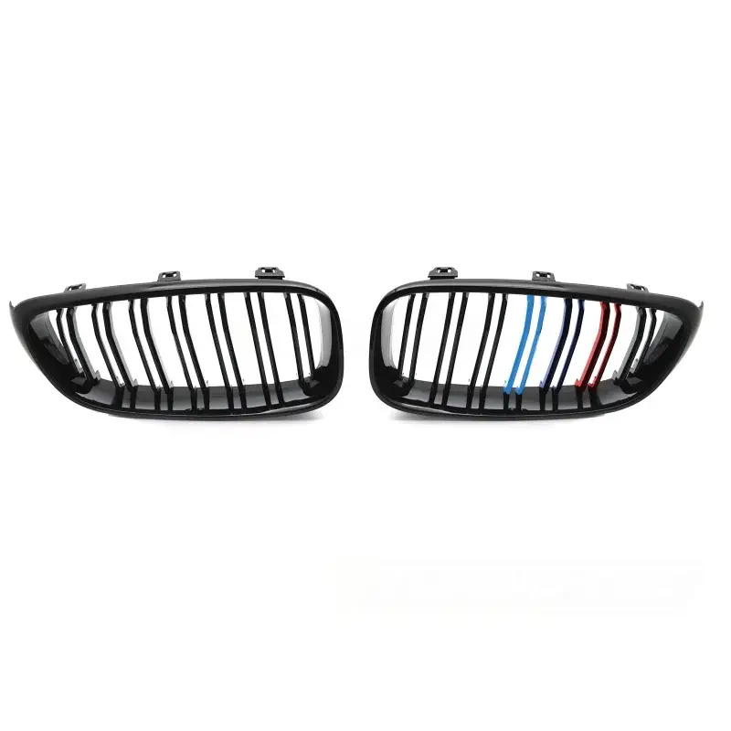 Grille Sport Noire Brillante Tri-Color Double Bar pour BMW F34 Gran Turismo 13-17 Bon Marché