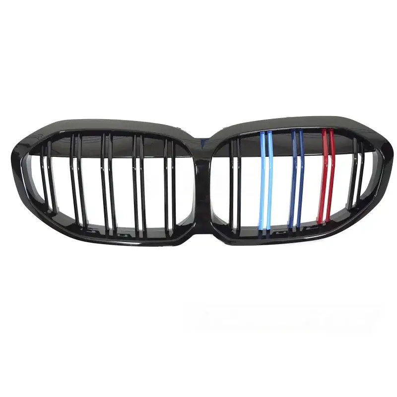 Meilleur Prix Grille Sport Noir Brillant Tri-Color Double Bar pour BMW F40 19-24