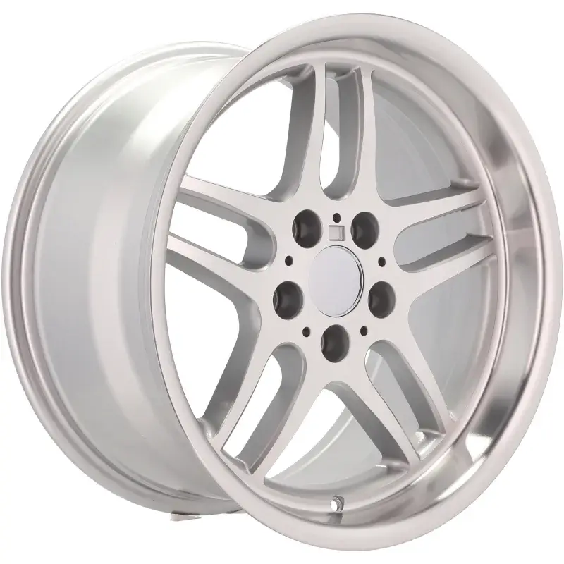 Solde 4 jantes 8.0 18 5x120 design BMW Fluotournage Argent Brillant