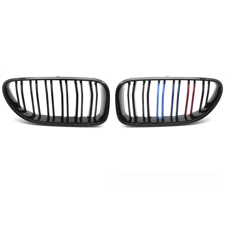 Grille Sport Glossy Black Tri-Colour Double Bar Avant pour BMW F12 / F13 11-18 Soldes