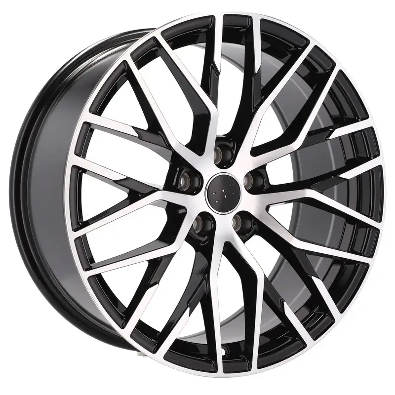 4 jantes 9.0 20 5x112 design Audi Fluotournage Noir Brillant Affaire À Saisir