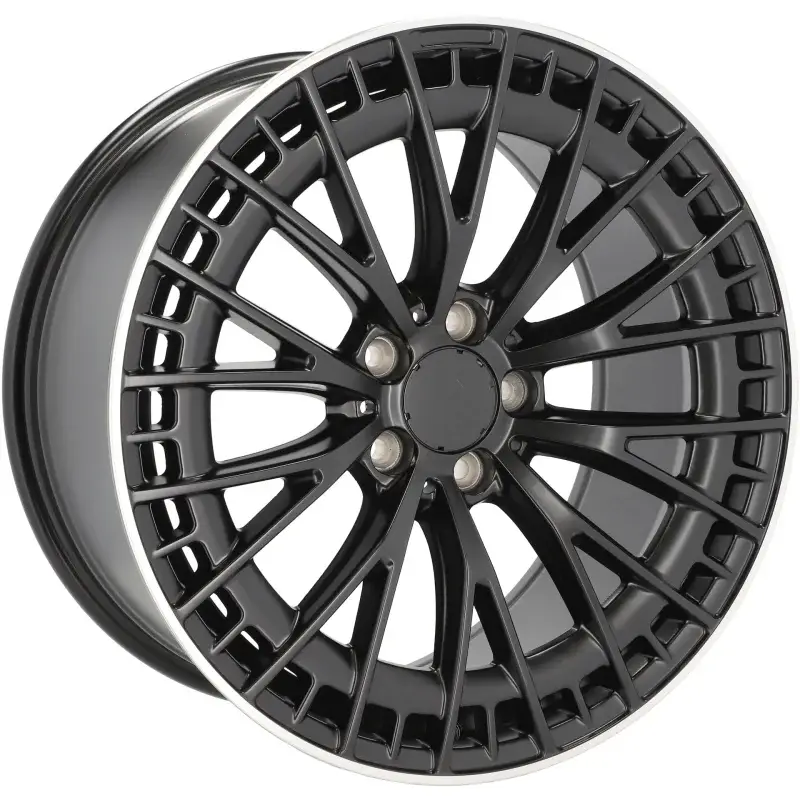 4 jantes 8.5 20 5x112 design Mercedes Fluotournage Noir Mat Authentique