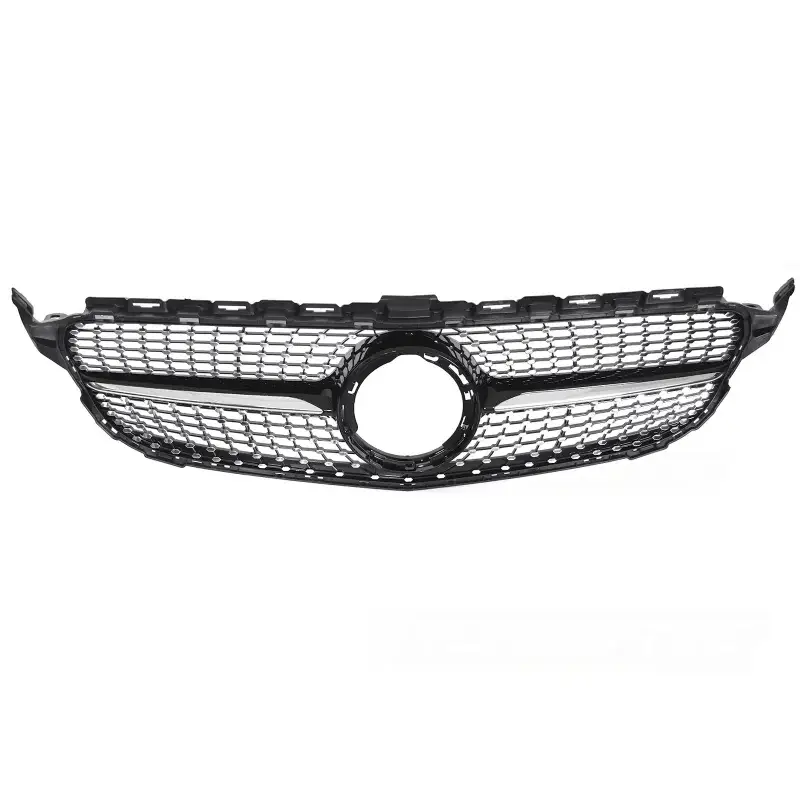 Commander Maintenant Grille Diamond Black Chrome Avant pour Mercedes W205 18-21 / S205 18-21 / C205 18-23 / A205 18-23