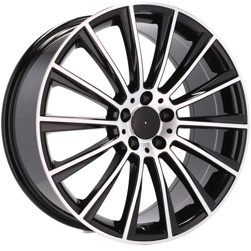 4 jantes 8.0 17 5x112 design Mercedes Odlew niskociśnieniowy Noir Brillant Top Vente