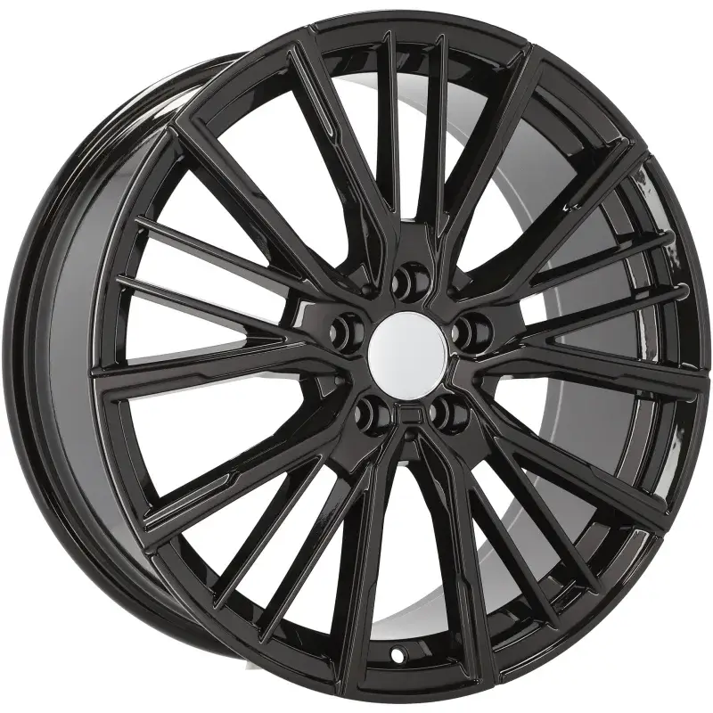 4 jantes 8.0 18 5x112 design BMW Fluotournage Noir Brillant Prix Cassé