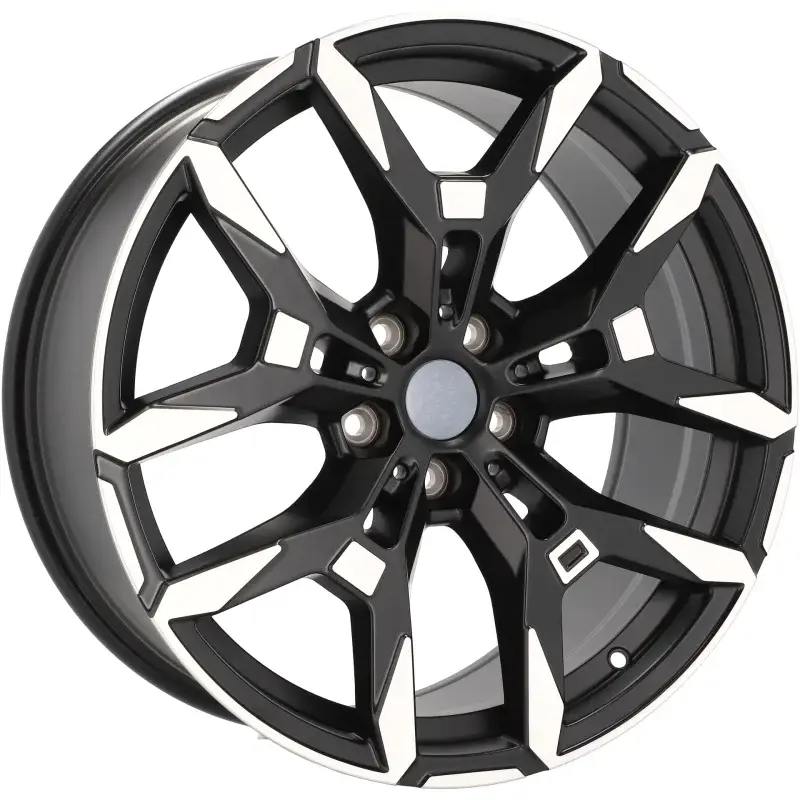 4 jantes 8.0 19 5x112 design BMW Fluotournage Noir Mat Offre Du Jour