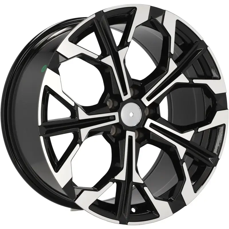 4 jantes 8.0 18 5x112 design BMW Fluotournage Noir Brillant Nouvelle Collection