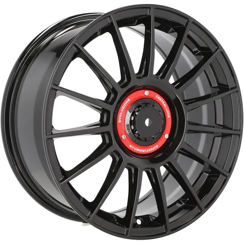 4 jantes 7.5 17 5x108 Fluotournage Noir Brillant Expédié Aujourd’hui