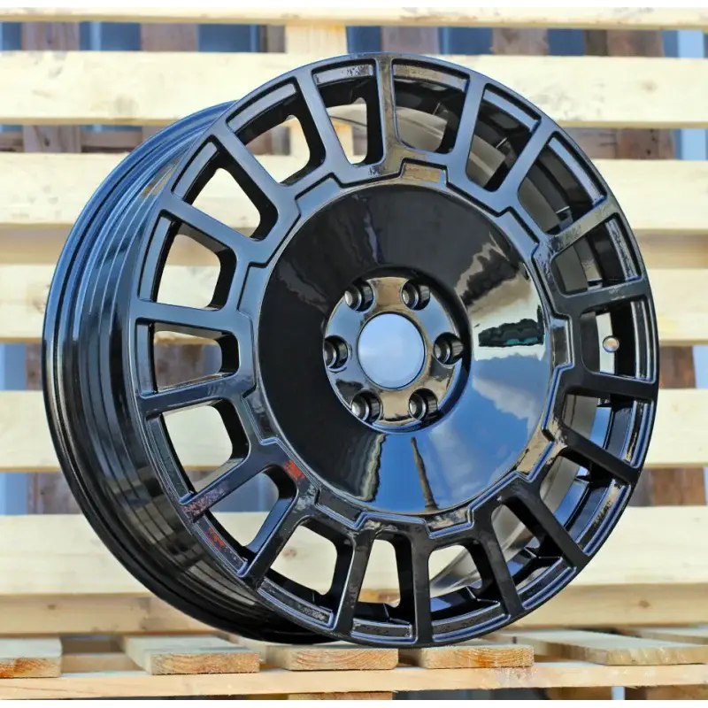 Prix Réduit 4 jantes 8.0 20 6x120 design Ford Fluotournage Noir Brillant