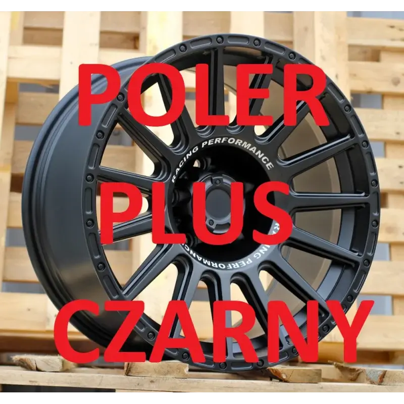 4 jantes 9.0 17 5x114.3 Fluotournage Noir Brillant Commande En Gros