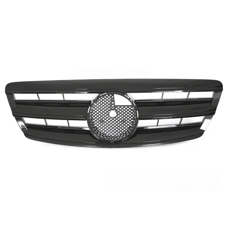 Grille Sport Style Noire Avant pour Mercedes W220 2002-2005 Promotion Saisonnière