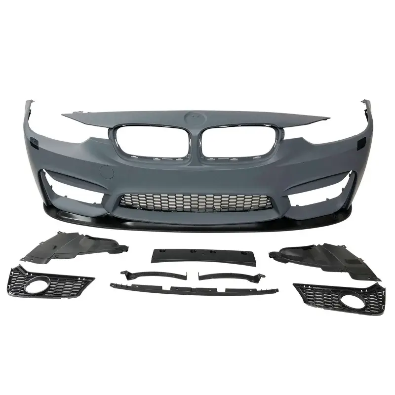 Certifié Pare-Choc Avant BMW F30-F31 Look M4 Déflecteur Avant