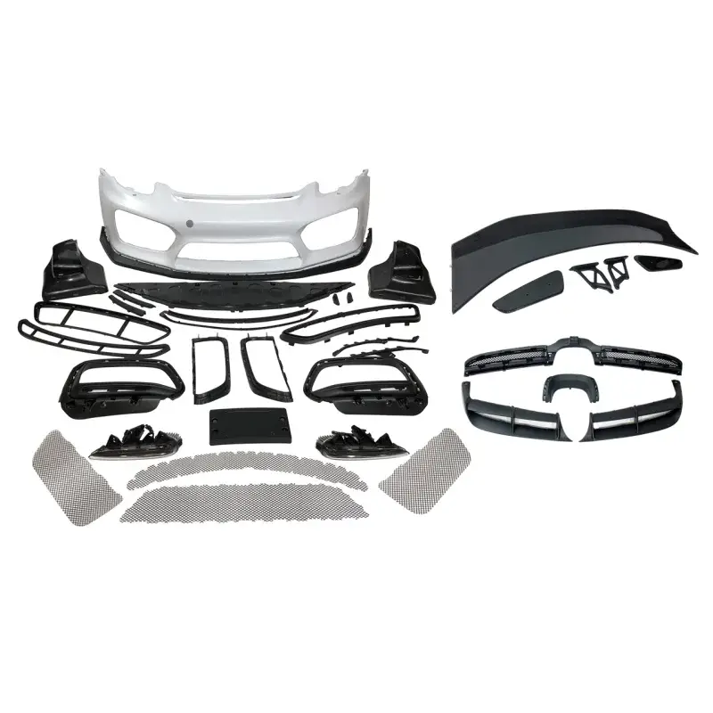 Top Vente Kit De Carrosserie Porsche Cayman / Boxter look GT4 13-16 (981) Aileron Carbone