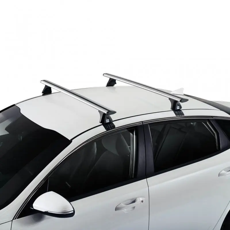 Dernière Chance Jeu de 2 barres de toit en aluminium pour Dacia Sandero Stepway dès 2021 - avec barres longitudinales