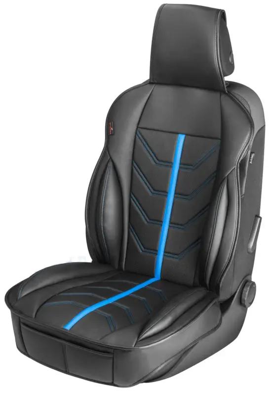 Housse de siège Kimi noir/bleu, 1 pièce Dernière Chance