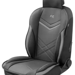 Dernière Chance Couvre-siège auto Rey noir-gris, 1 pièce