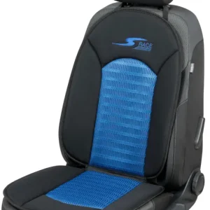 Housse de siège de voiture S-Race, housse de siège de voiture taille universelle bleu, 1 pièce Super Prix