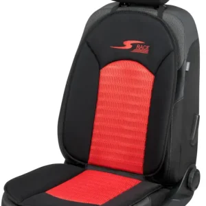 Housse de siège de voiture S-Race, housse de siège de voiture taille universelle rouge, 1 pièce Petit Prix