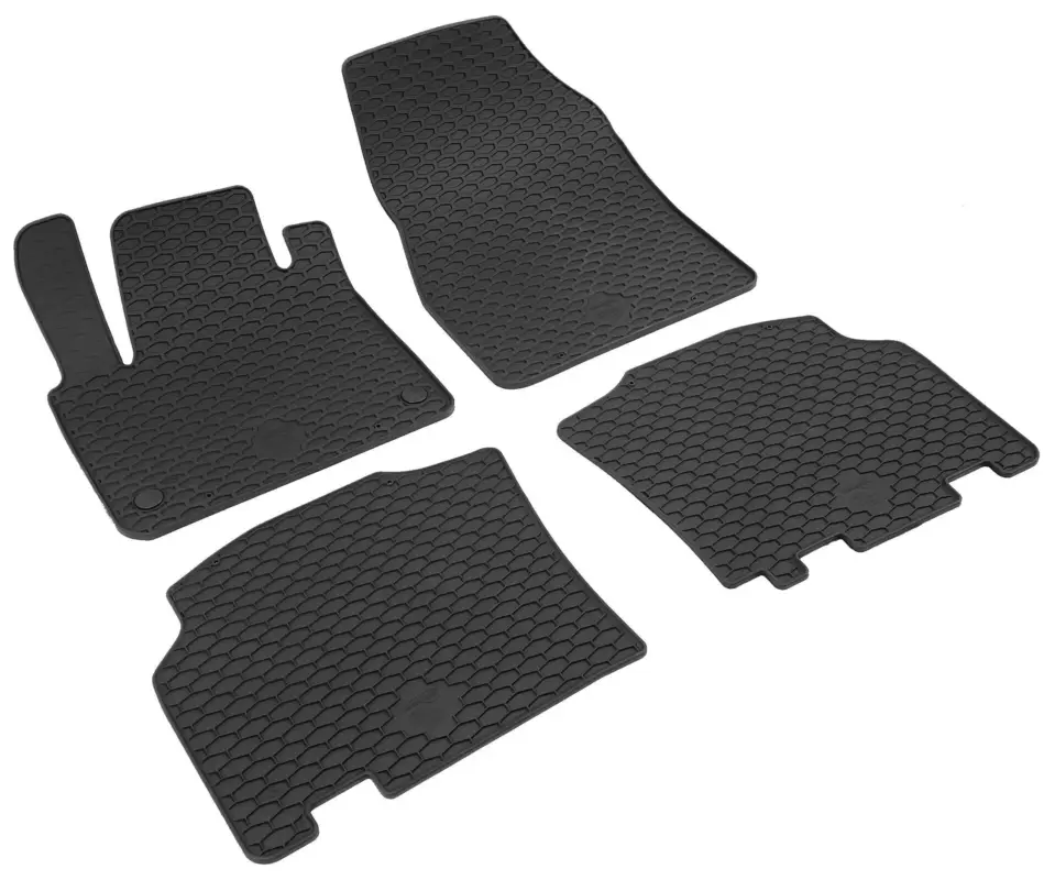 Tapis en caoutchouc DirtGuard pour Mercedes-Benz Citan Tourer (W420) 09/2021-auj., Classe T (W420) 05/2022-auj., Renault Kangoo III 07/2021-auj., Nissan Townstar Evalia (XFK) 05/2024-auj. Meilleur Choix