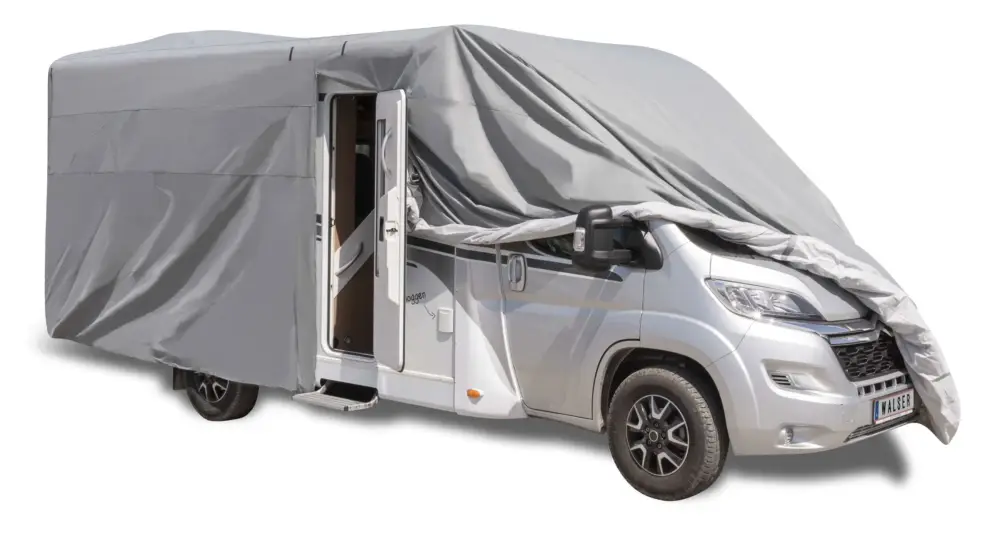 Premium Bâche de protection pour camping-car, Housse de protection pour Camping-Car 630x250x225 cm (longueur du toit: 555 cm) Prix Choc