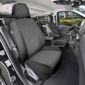 Achat Immédiat Housse de siège Performer adaptée 100% polyester compatible avec Renault Kangoo/Grand Kangoo/Kangoo Rapid, 1 housse de siège individuel à l'avant