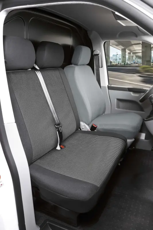 Acheter Direct Housse de siège Performer adaptée 100% polyester compatible avec Mercedes-Benz Sprinter, VW Crafter, 1 housse de banquette double