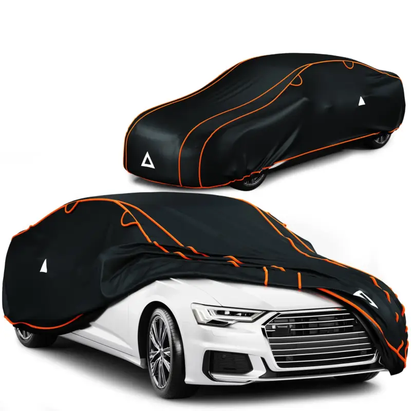 Retour Gratuit Voiture Housse de protection anti-grele Perma Protect Complete, Taille 4, protection anti-grele jusqu'a 1,9 cm, noir