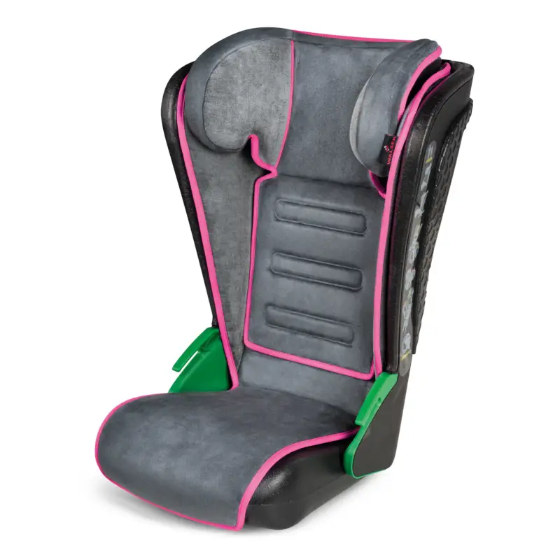 Siège enfant Noemi 2.0, siège enfant haut de gamme homologué ECE R129, siège enfant confortable pour les voyages black/rose Commander Maintenant