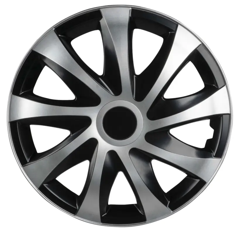 Enjoliveurs Storm Bicolor 15", 4 pièce noir/argent Soldes