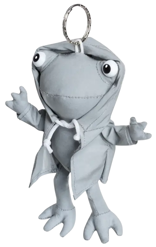 Pendentif réfléchissant Froggy, réflecteur de sécurité souple pour vestes, sacs à dos, cartables, poussettes Paiement Sécurisé